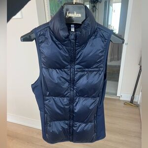 Navy Puffer Vest Equestrian
